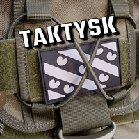 Dicks.nl Patch Friese vlag Grijs 50x80