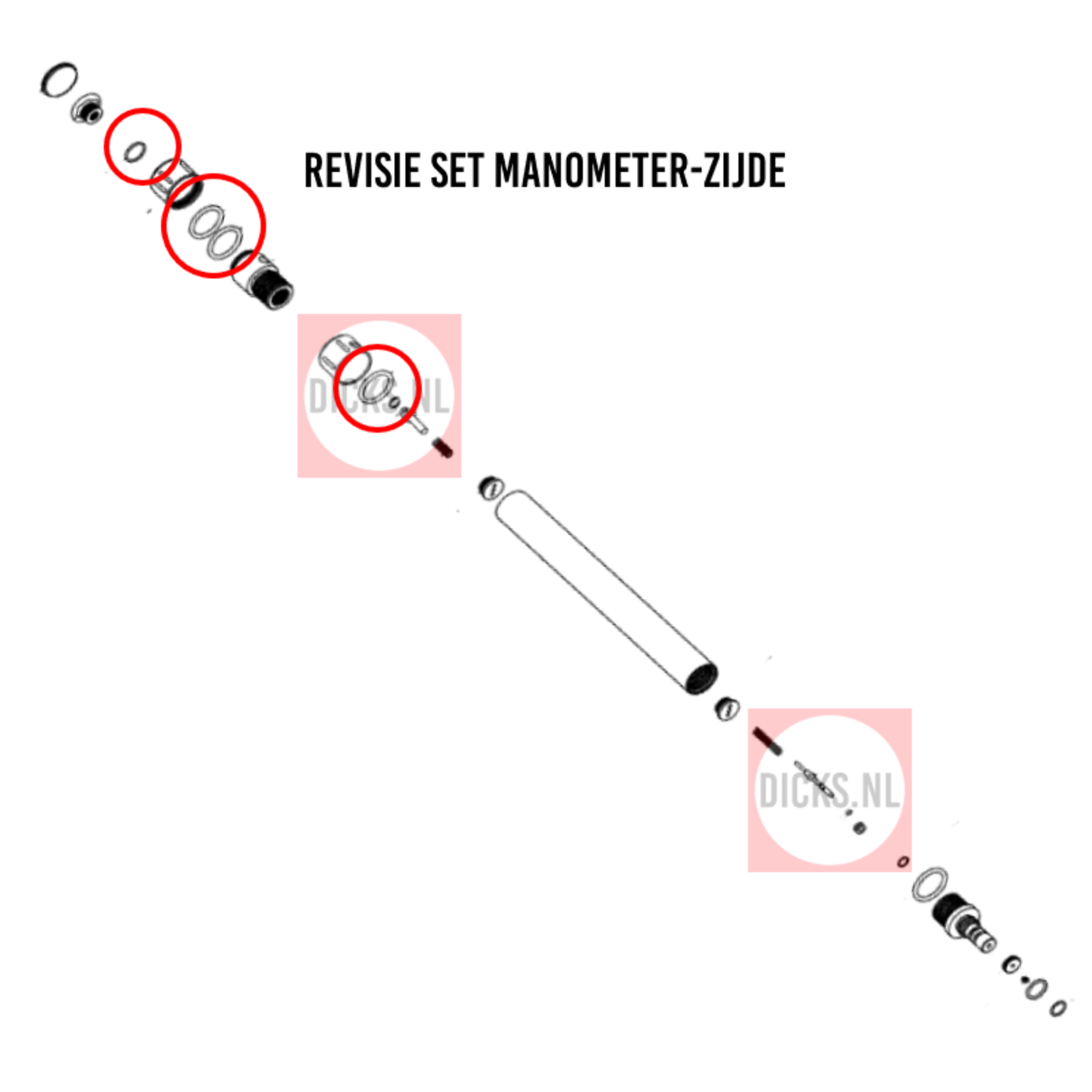 Airgunseurope Hatsan BT65/Galatian Cilinder revisie kit