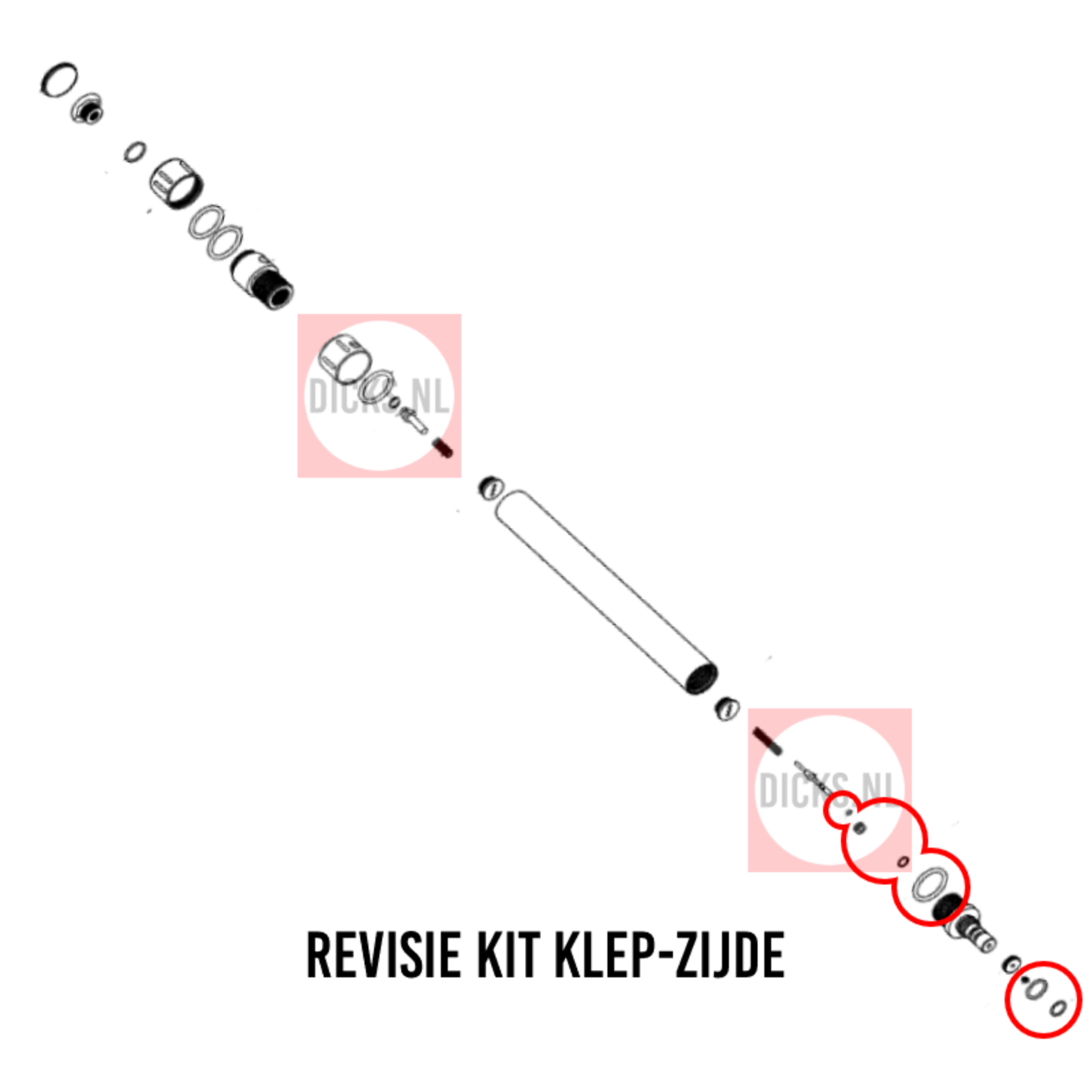 Airgunseurope Hatsan BT65/Galatian Cilinder revisie kit