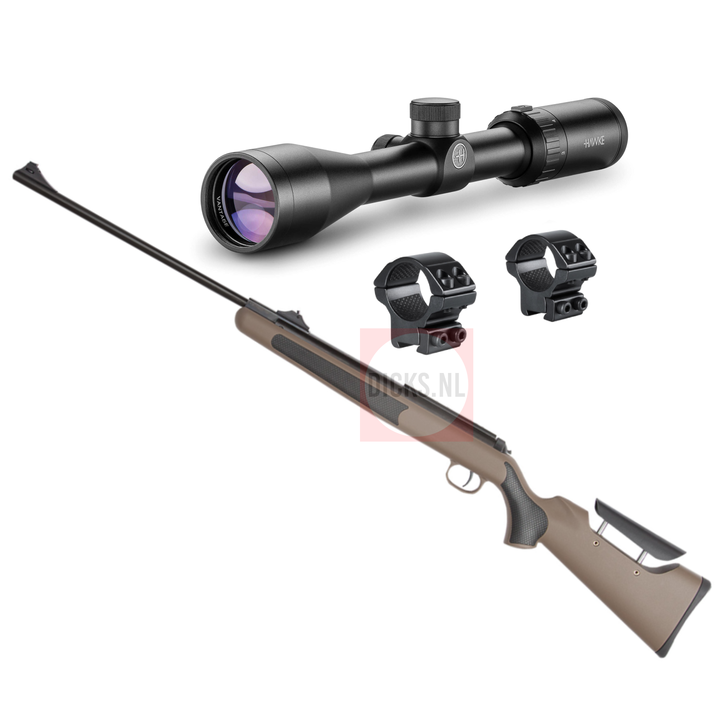 Pakket: Diana Mauser AM03 N-TEC 5,5mm + 3-9x40 Hawke scope