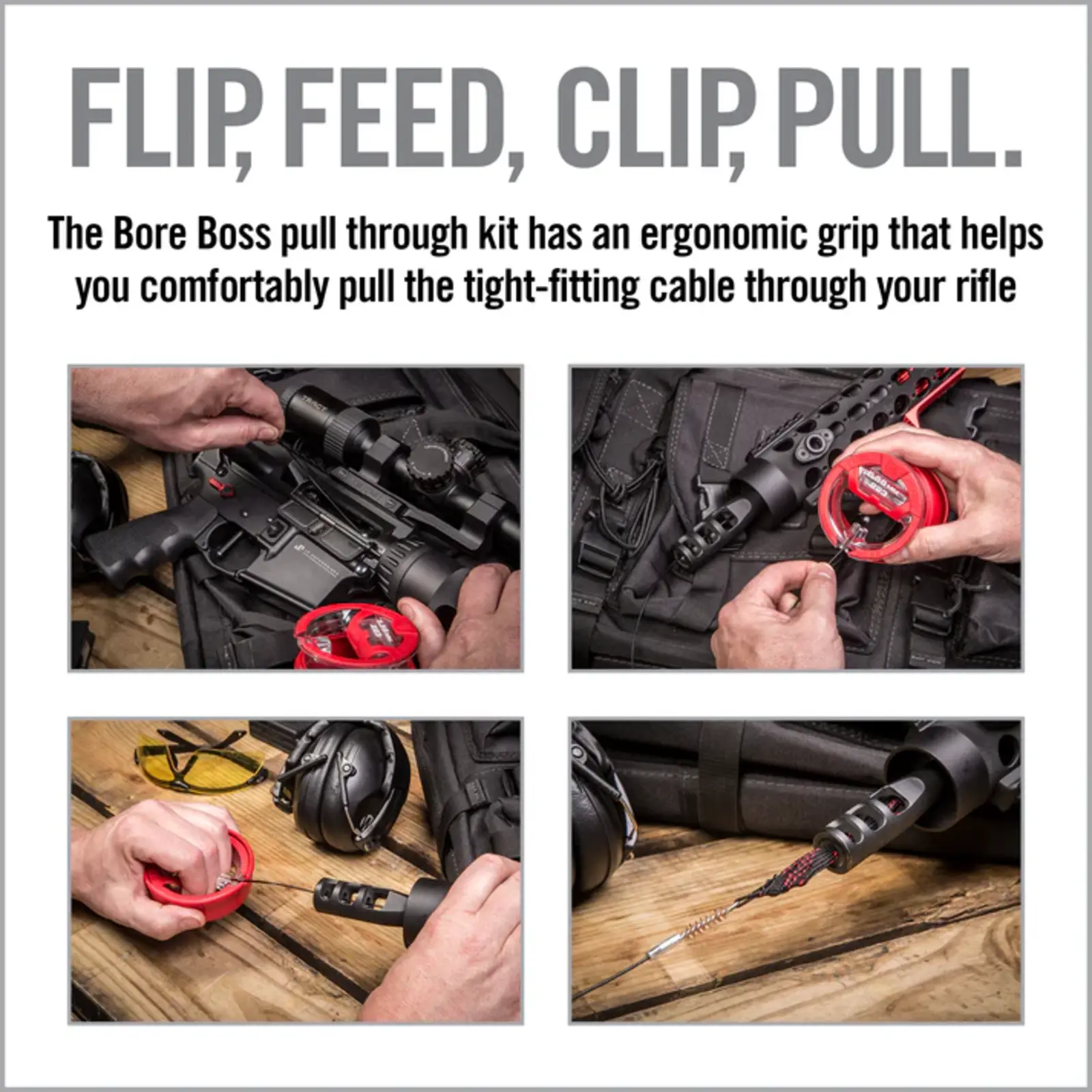 Real Avid Real Avid Bore Boss Pull-through barrel cleaner