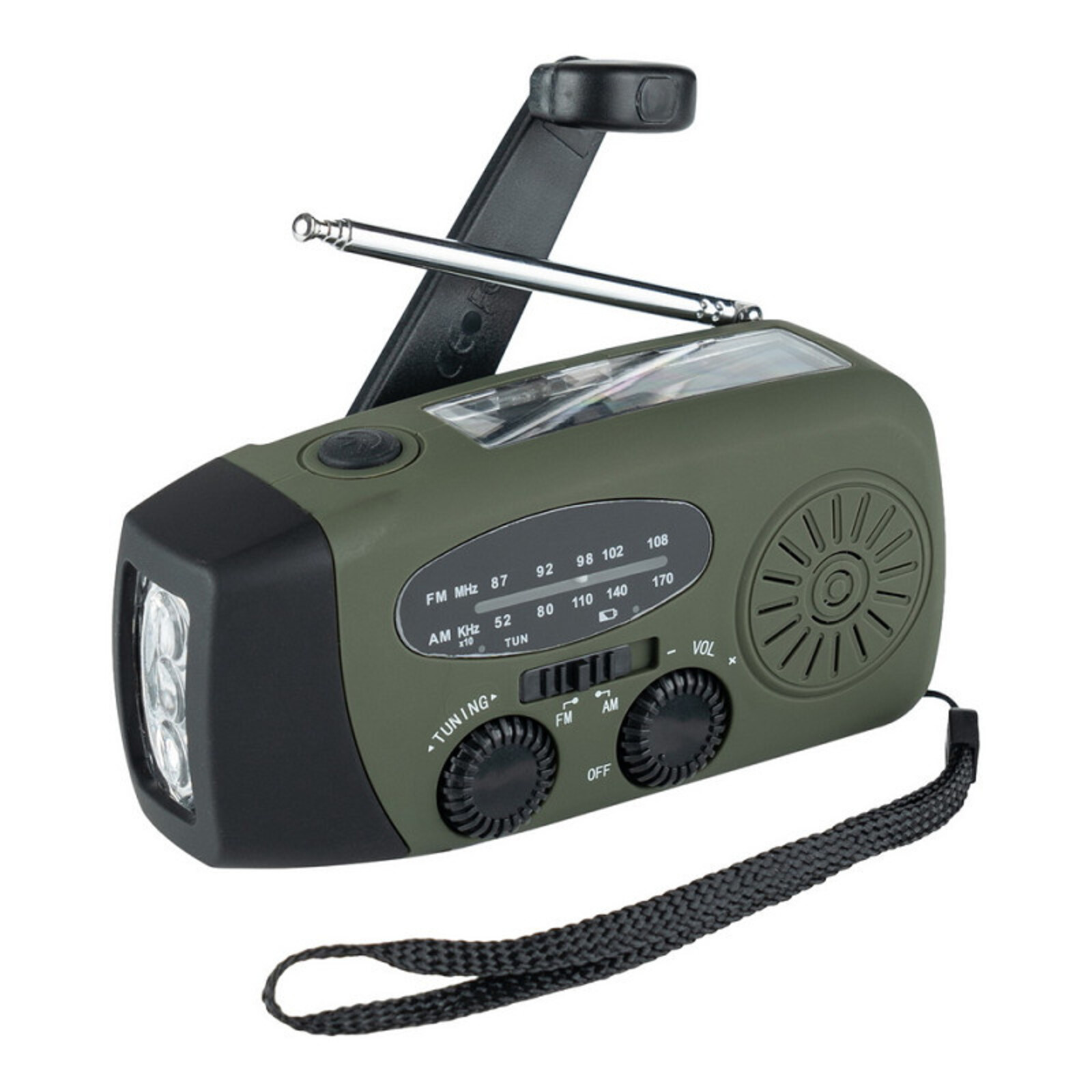 Fosco Industries Noodradio Fosco Emergency Crank Radio