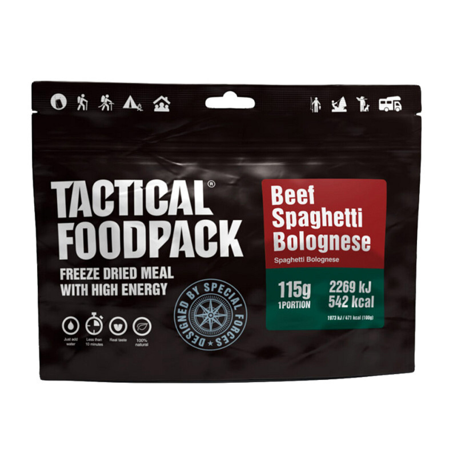 Tactical Foodpack Tactical Foodpack | Beef Spaghetti Bolognese 115g