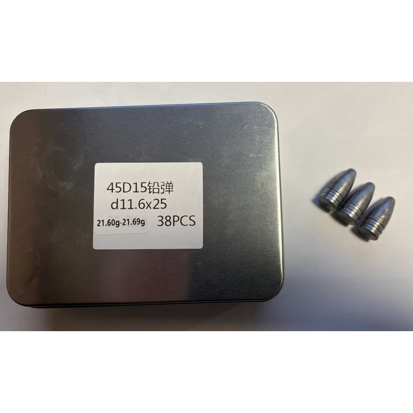 BinTac BinTac MCAR Slugs | 334 grains (21.6g) | 11.6mm | 38 stuks