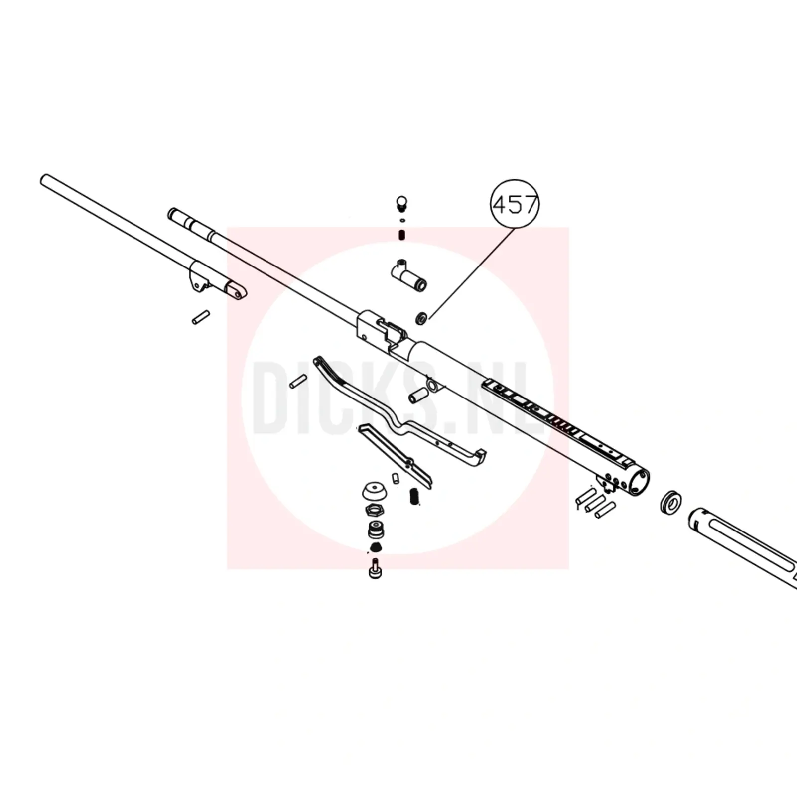 Hatsan Loopafdichting 457 voor Hatsan Mod 100/105/150