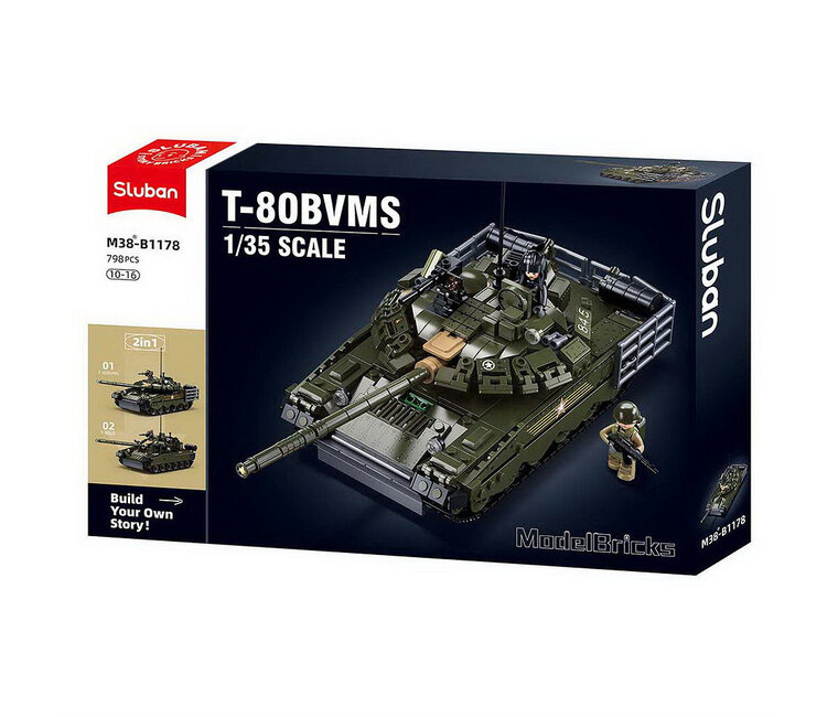 Bouwpakket T-80BVMS Tank - Dicks Dumpstore