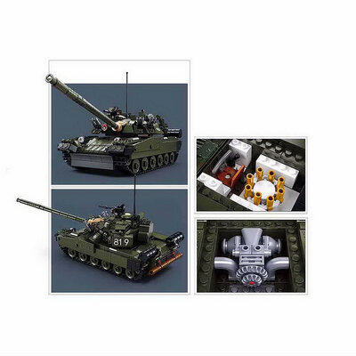 Bouwpakket T-80BVMS Tank - Dicks Dumpstore