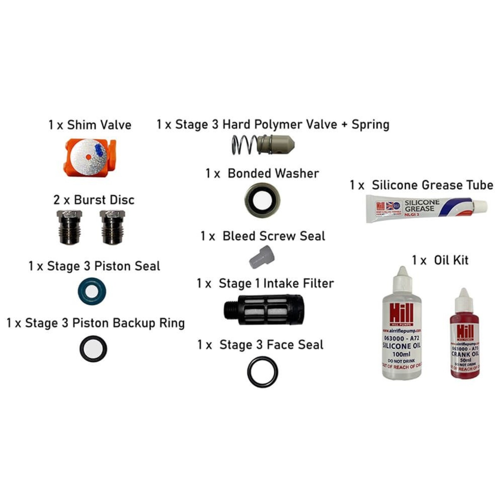 Hill Servicekit Hill Compressor | 50 uur