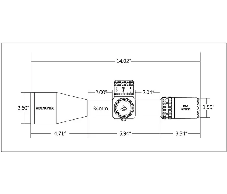 Arken Richtkijker EP-5 5-25x56 | FFP MRAD - Dicks Dumpstore