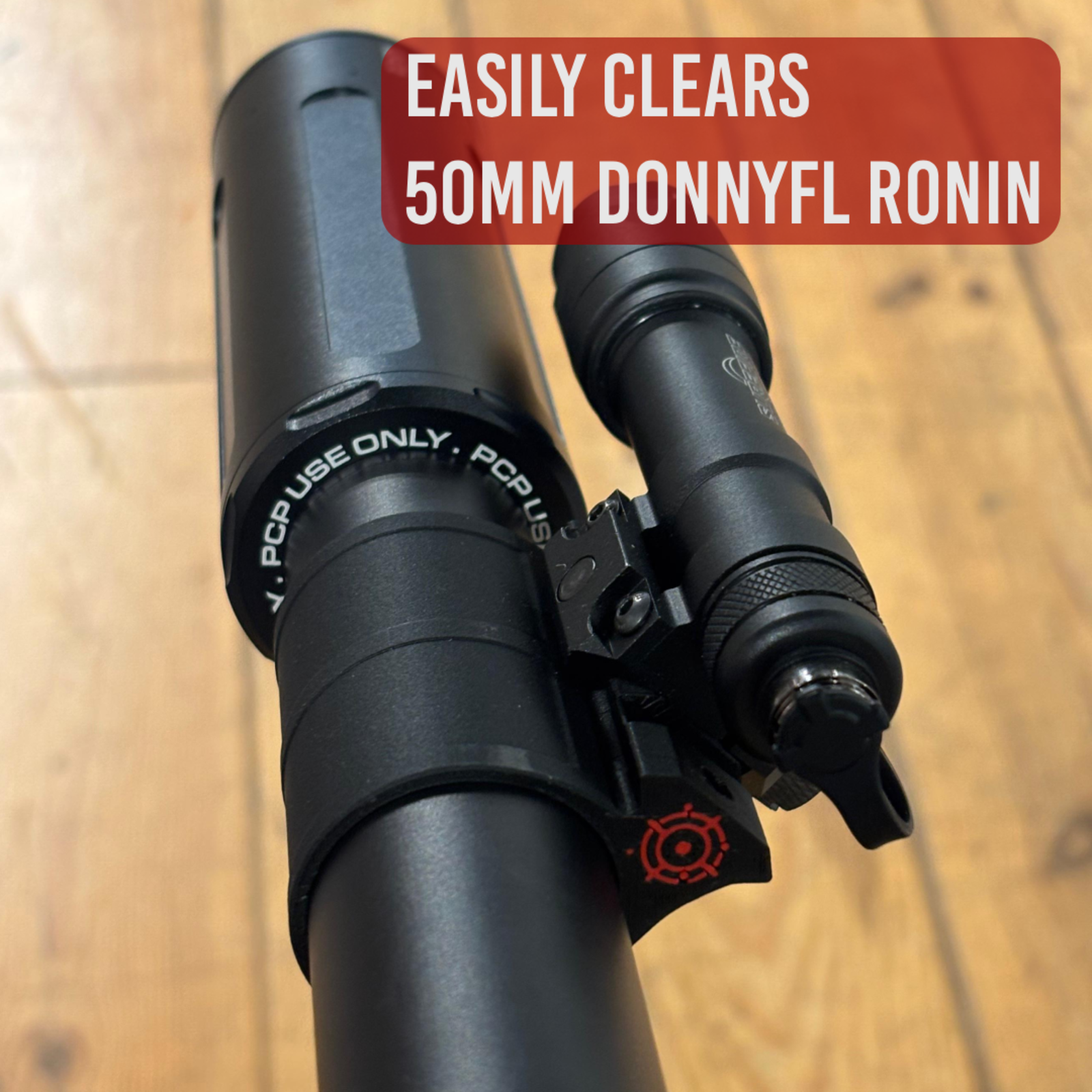 Airgunseurope Angled Accessory Rail Ø 34mm loop | FX Leopard/DRS/Panthera/Dynamic