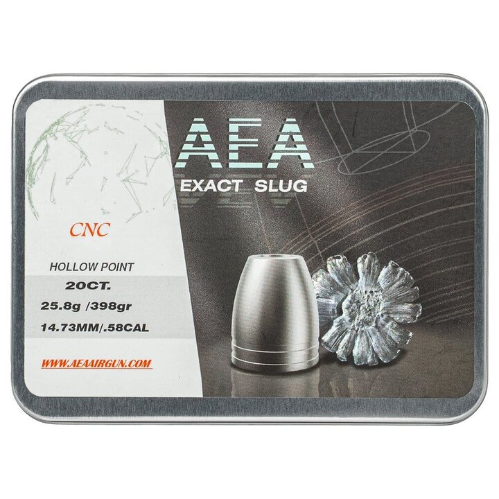 CNC Slugs AEA Exact 14.73mm (.58) | 398 grains | 20 stuks