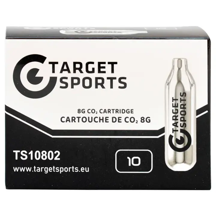 Target Sports 8grams Co2 capsules | 10 pack