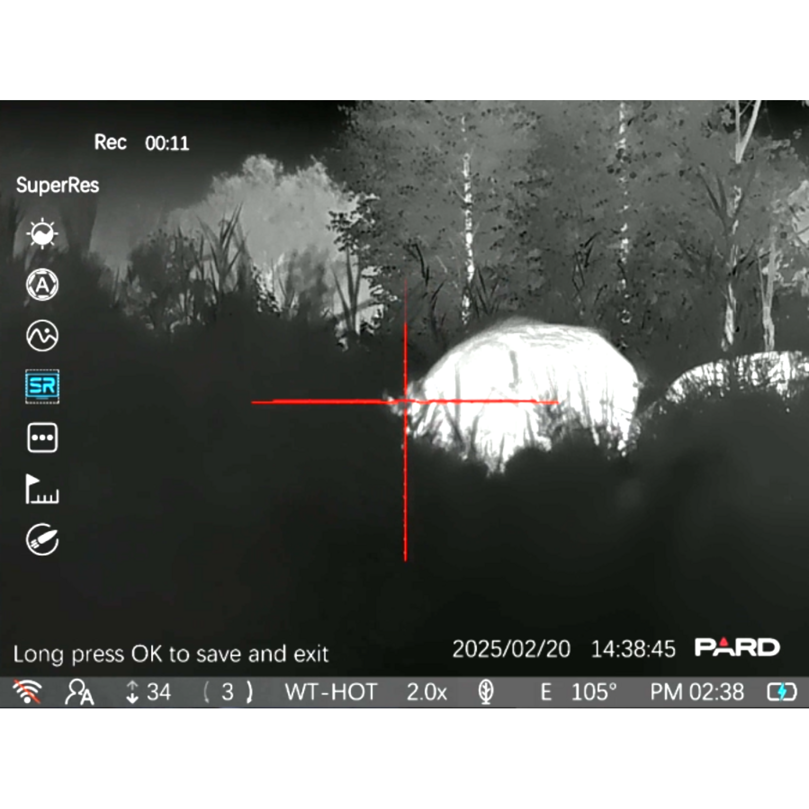 PARD Pantera Mini 256Q Warmtebeeld richtkijker