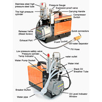 New Warrior Mini compressor New Warrior | max 300 bar | Watergekoeld