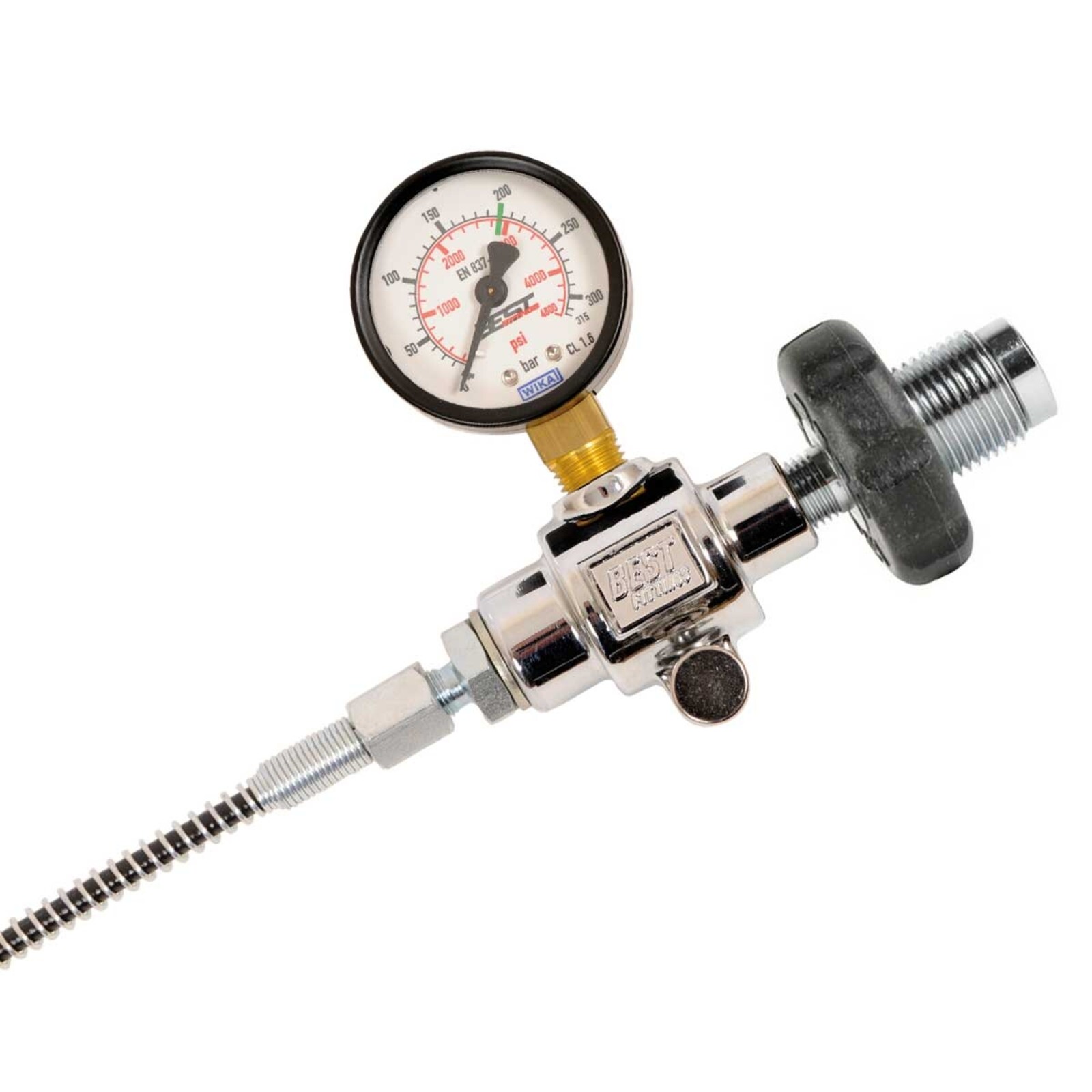 Airgunseurope Persluchtfles + Vulset & Manometer | 300 bar | 3 Liter