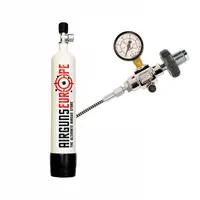 Airgunseurope Persluchtfles + Vulset & Manometer | 300 bar | 3 Liter