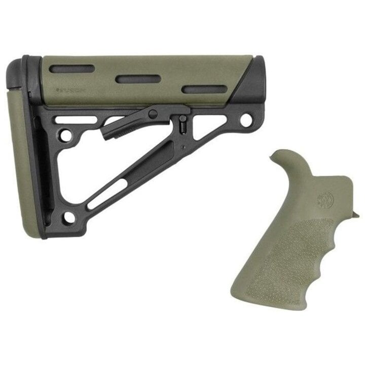 Kolf + greep Hogue AR15 OMCB Mil-Spec | OD Green
