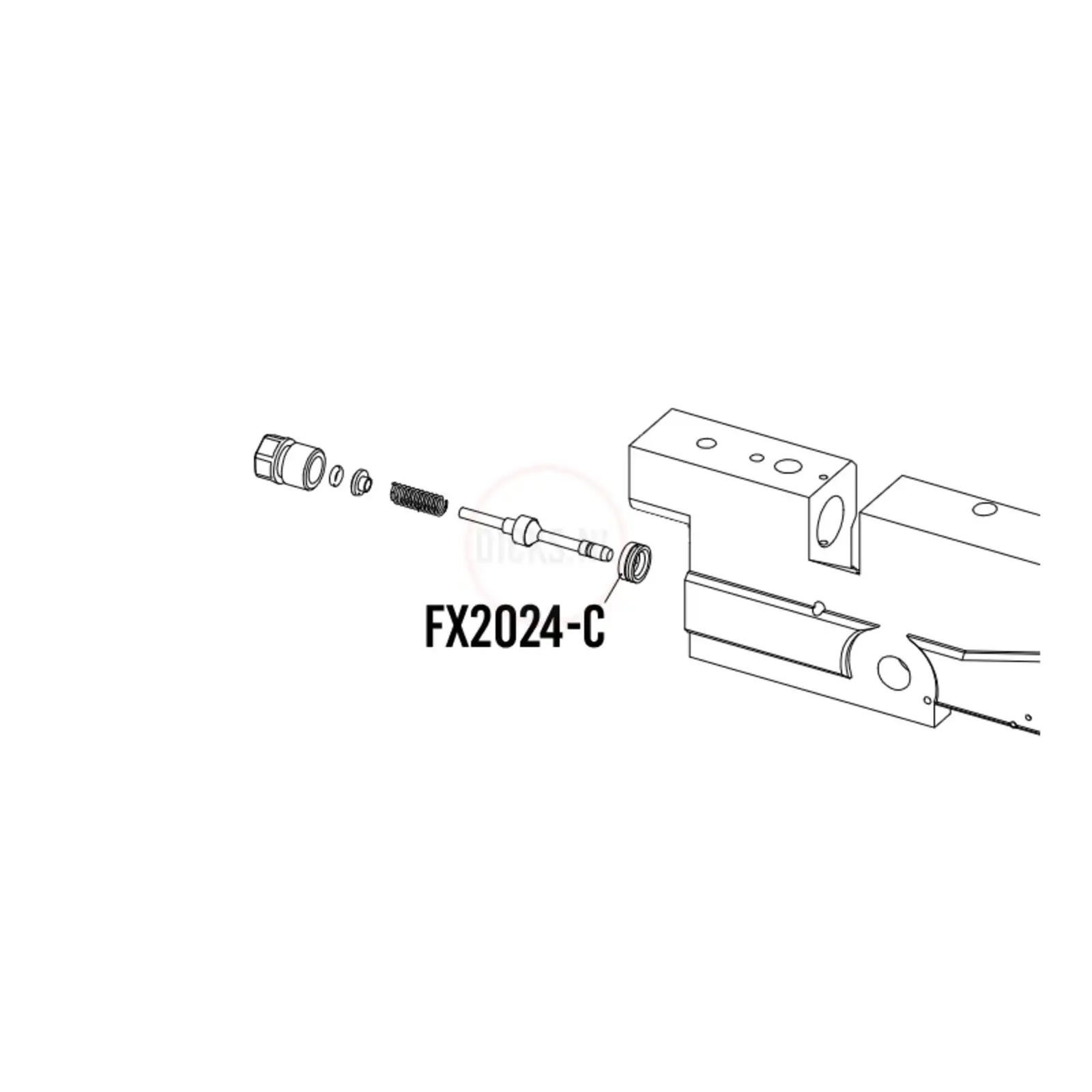 FX Airguns FX2024-C Valve seat Mega | Wildcat MK3, Maverick Dreamline*