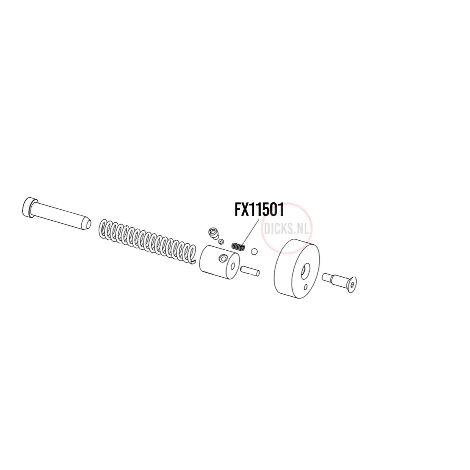 FX Airguns FX11501 Spring 0,5x2,5x6,1