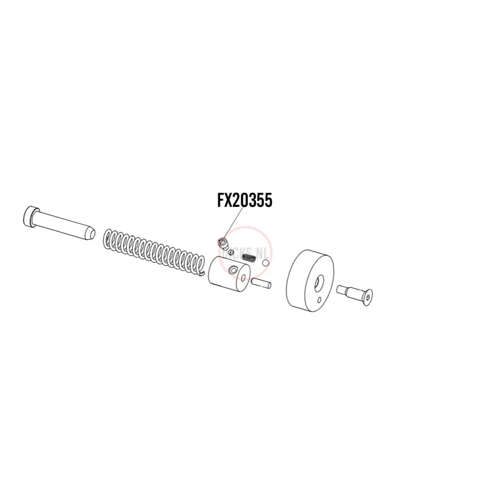 FX Airguns FX20355 Indication screw WC3