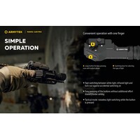 Armytek Parma C2IR Pro | Wit licht + 940 IR