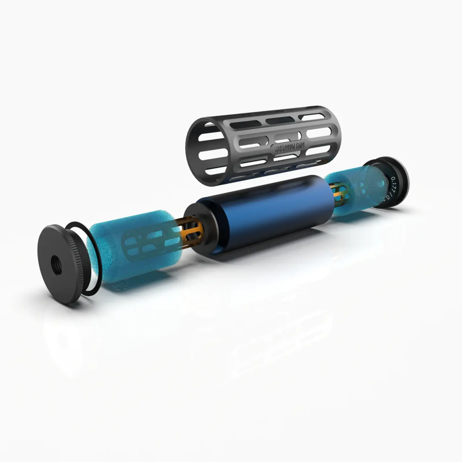 3 Legged Thing The Modfather geluiddemper | Slotted | 4,5-5,5mm | Black