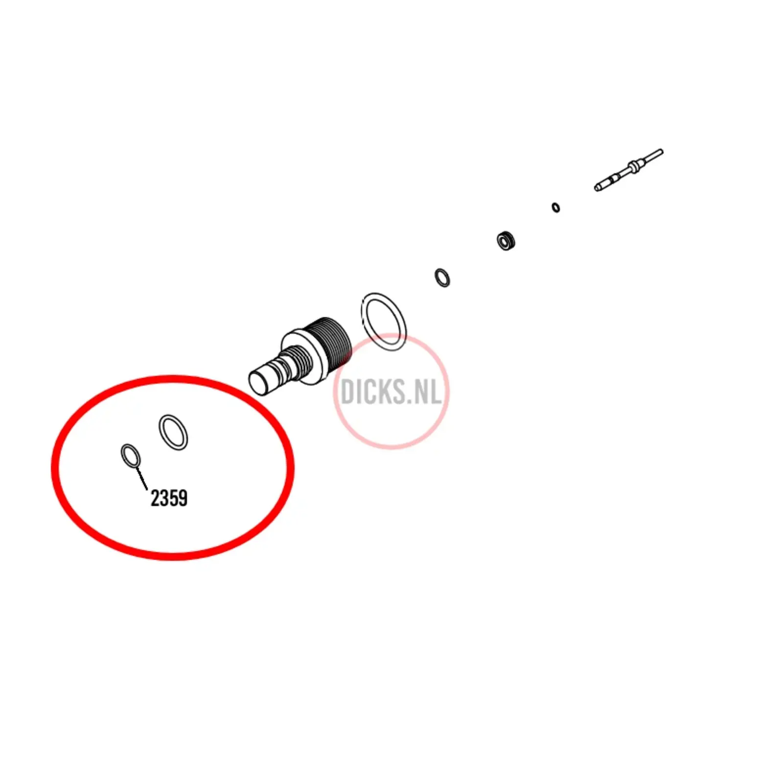 Hatsan Hatsan 2359 | Valve connection seal Hatsan Nova Star
