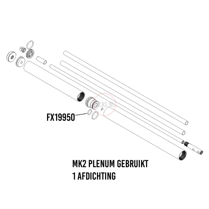 FX19950 FX Dynamic plenum end int. o-ring