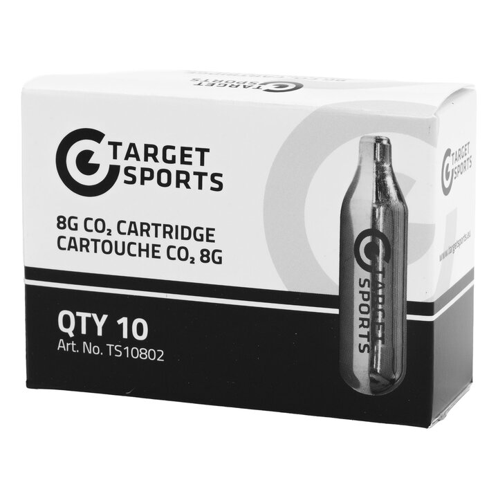 Target Sports 8grams Co2 capsules | 10 pack