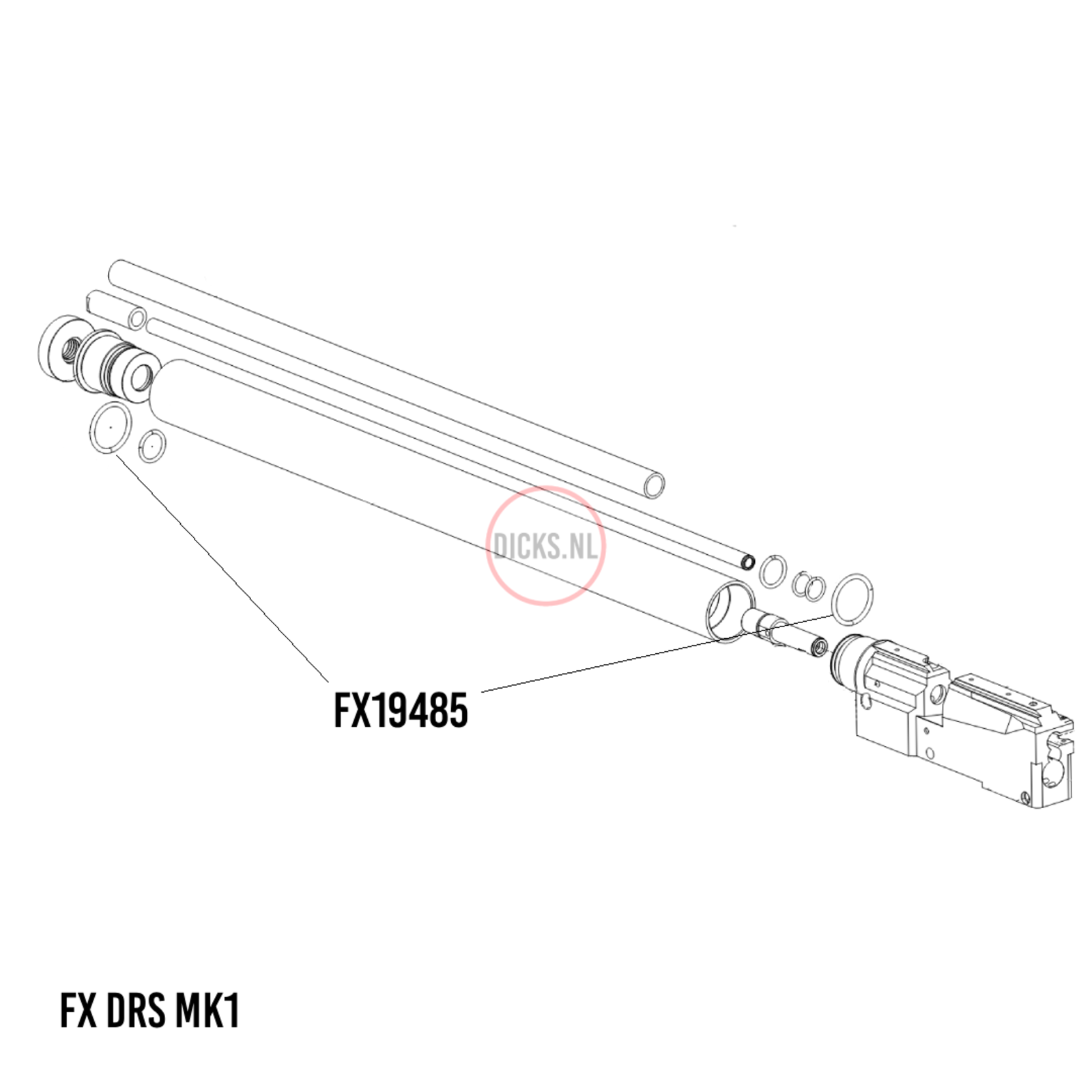 FX Airguns FX19485 Air tube seal
