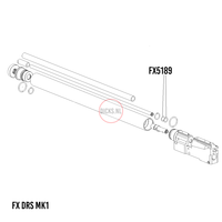 FX Airguns 2x FX5189 FX DRS Tranferport o-ringen