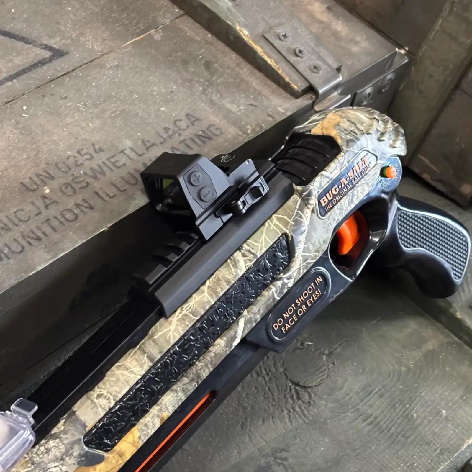 Airgunseurope Optic rail voor Bug-A-Salt Bug Buster