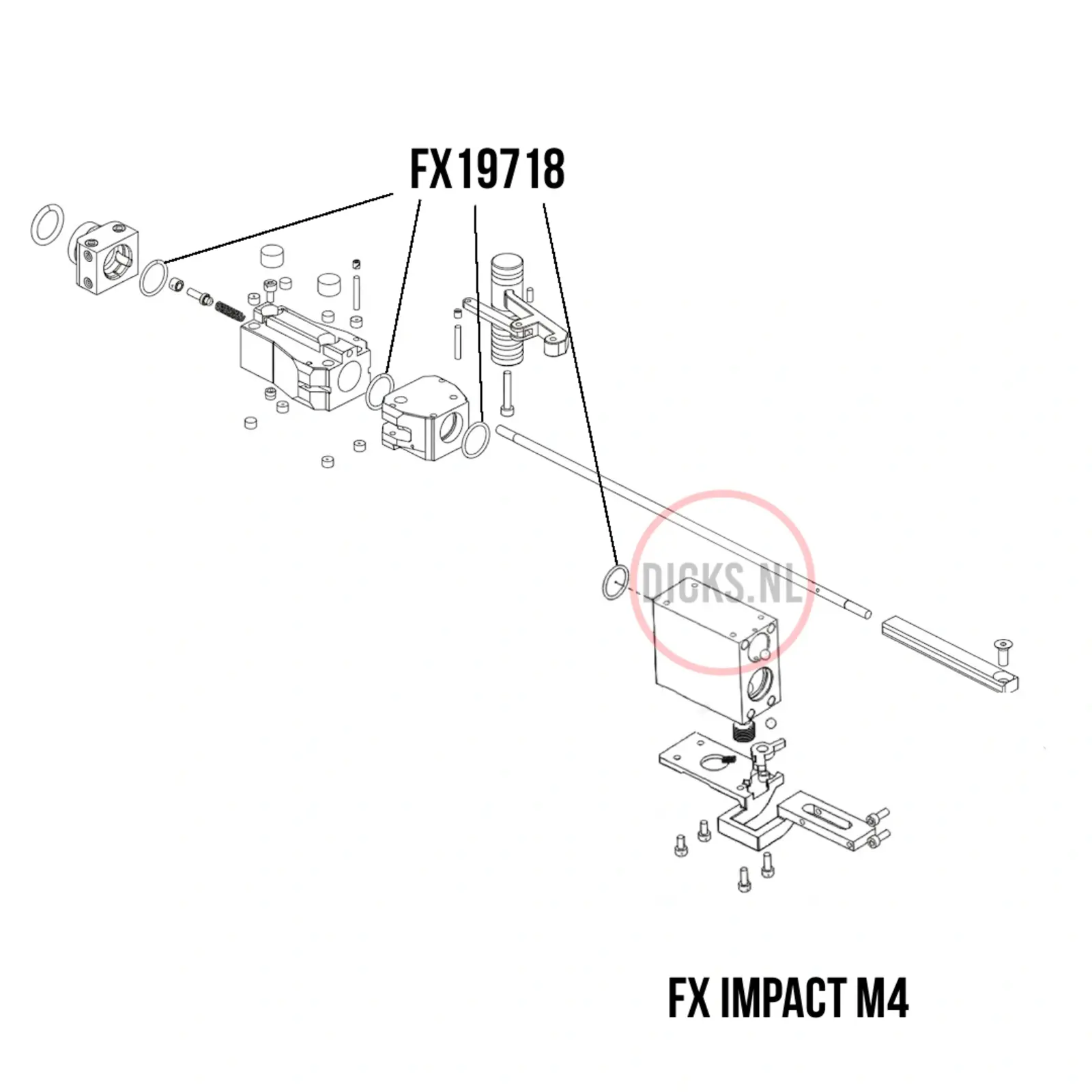 FX Airguns FX19718 FX Impact Barrel centreerring