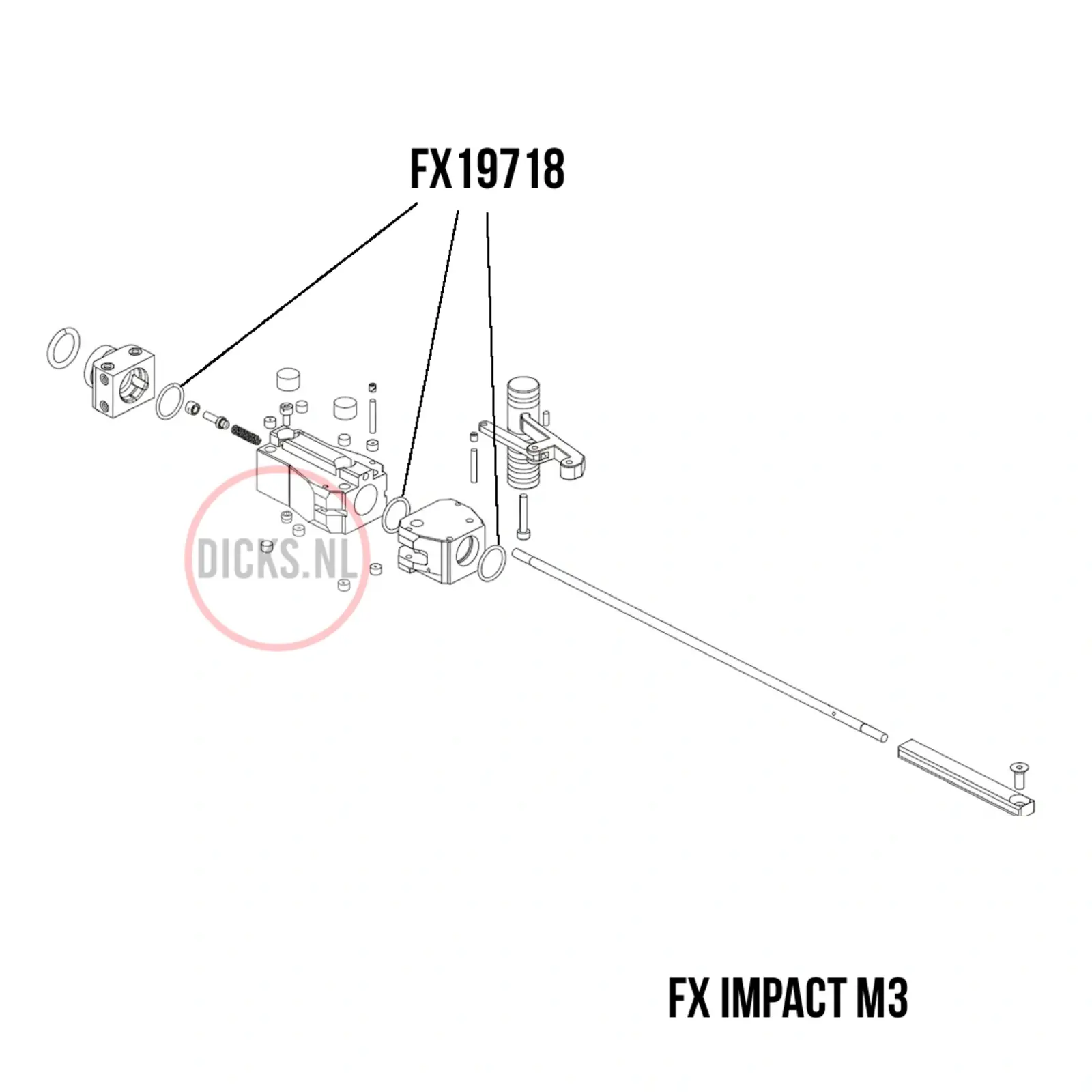 FX Airguns FX19718 FX Impact Barrel centreerring