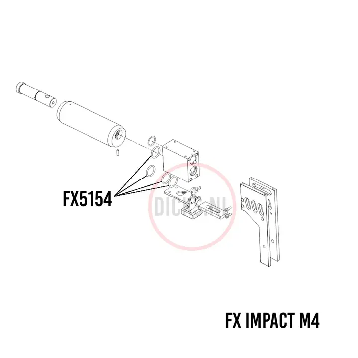 FX5154 Valve house ext. seal o-ring