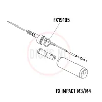 FX Airguns FX19105 Power plenum valvetube-end O-ring