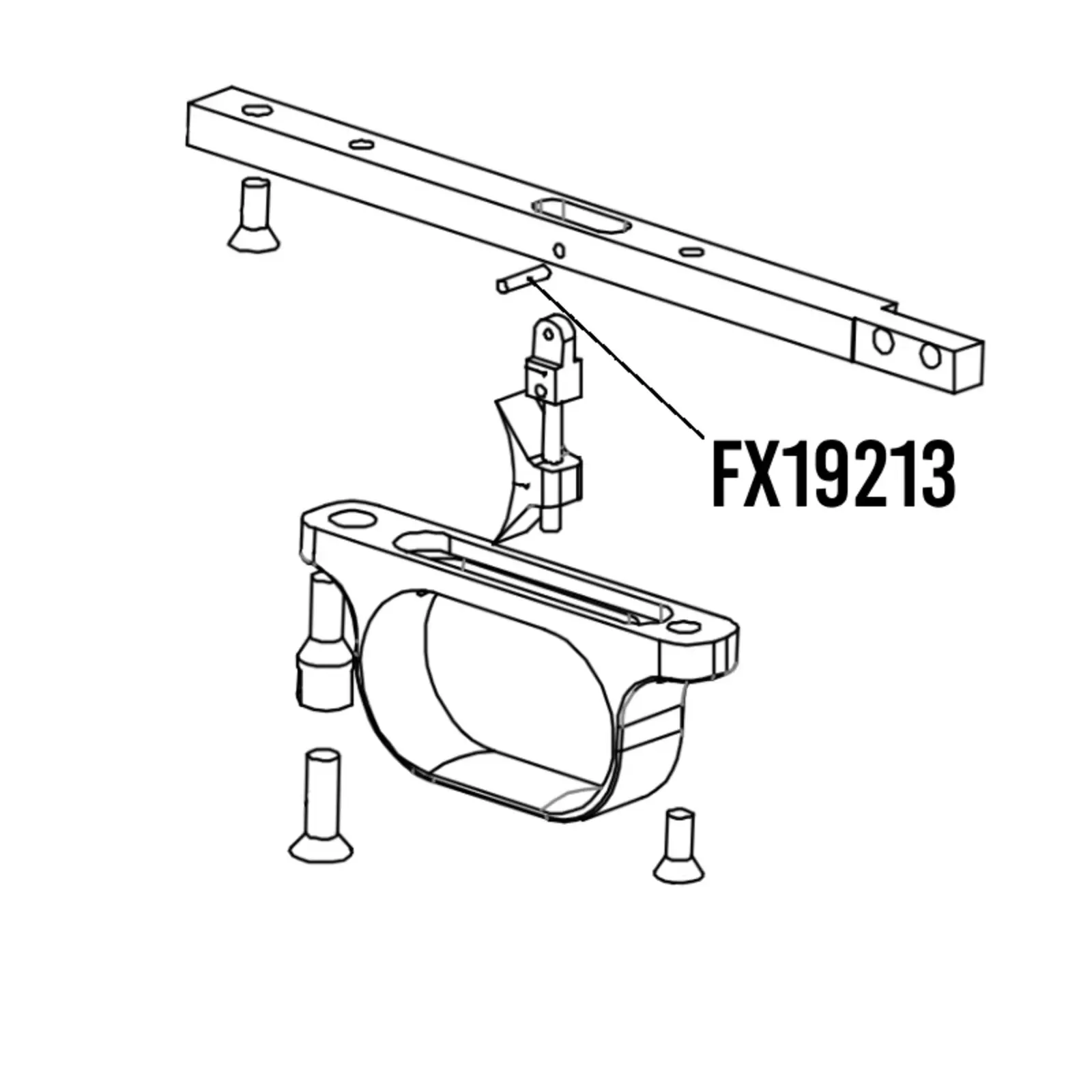 FX Airguns FX19213 Trigger bar pivot pin | FX Wildcat/Maverick