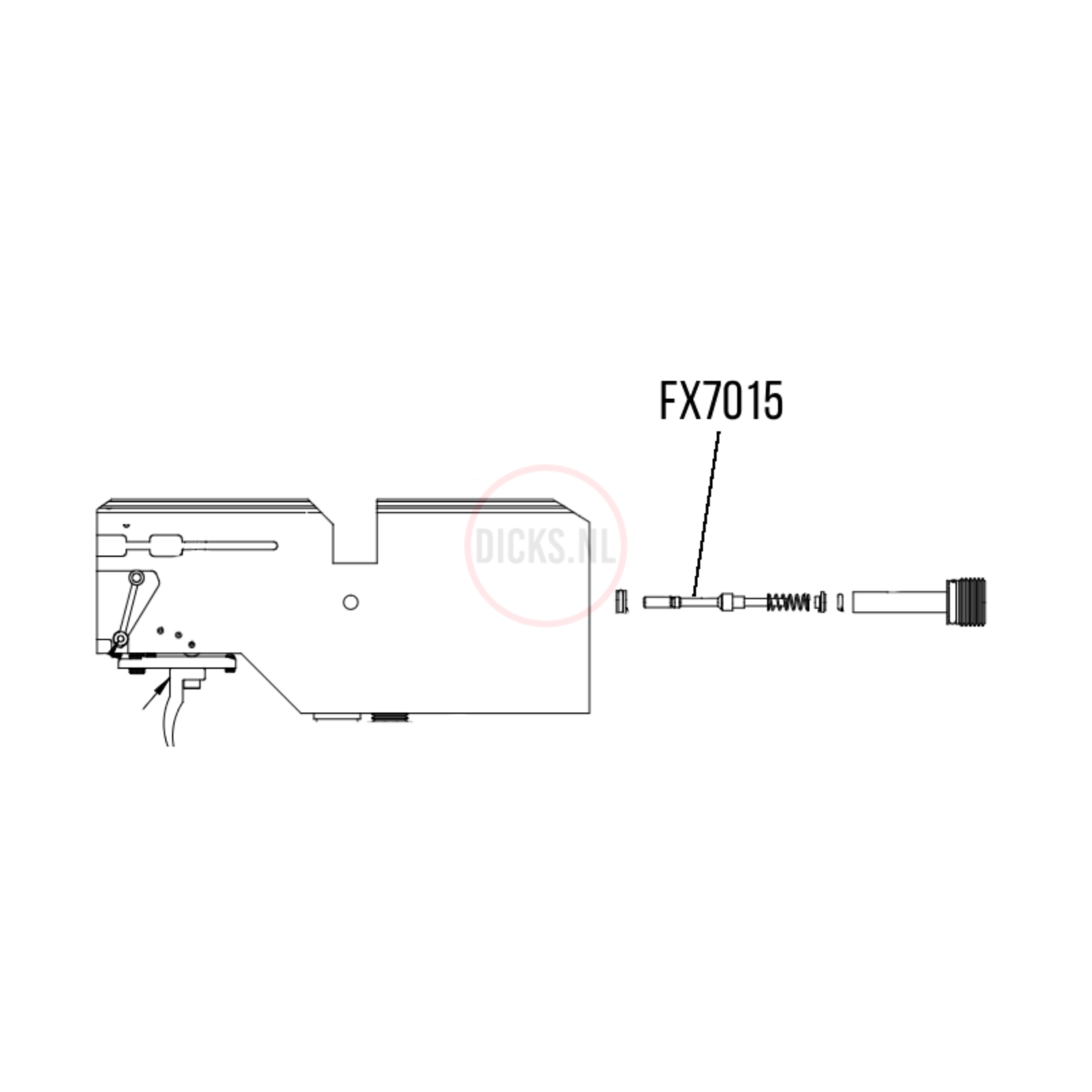 FX Airguns FX7015 Valve Pin SHP V7 Complete