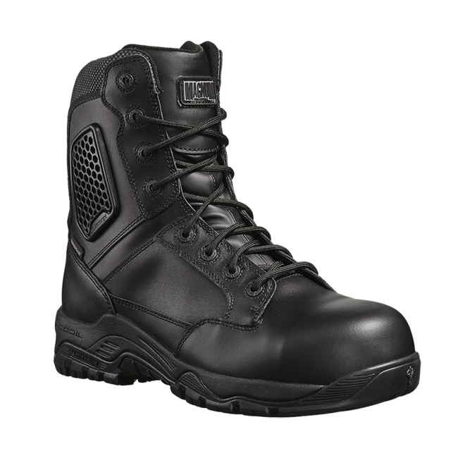 Strike Force 8.0 Waterproof Side-Zip Composite Toe & Plate Uniform Safety Boot