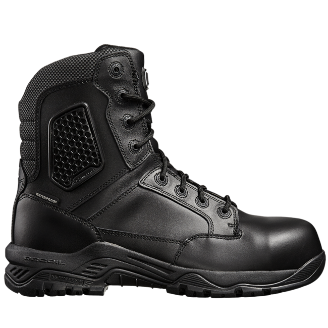 Strike Force 8.0 Waterproof Side-Zip Composite Toe & Plate Uniform Safety Boot