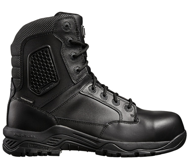 Strike Force Waterproof Side-Zip Composite Toe Plate Uniform Boot - Magnum Footwear