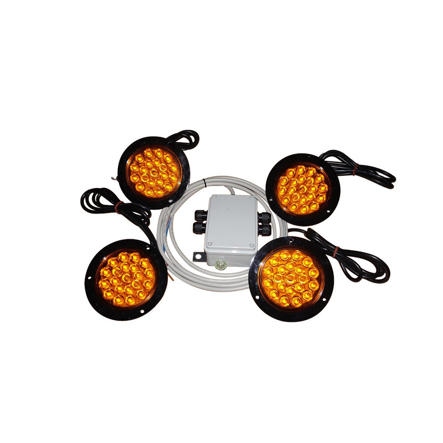 Actieraam lampen set 100 mm in/opbouw inclusief stuurunit Actieraam lampen set 100 mm in/opbouw inclusief stuurunit