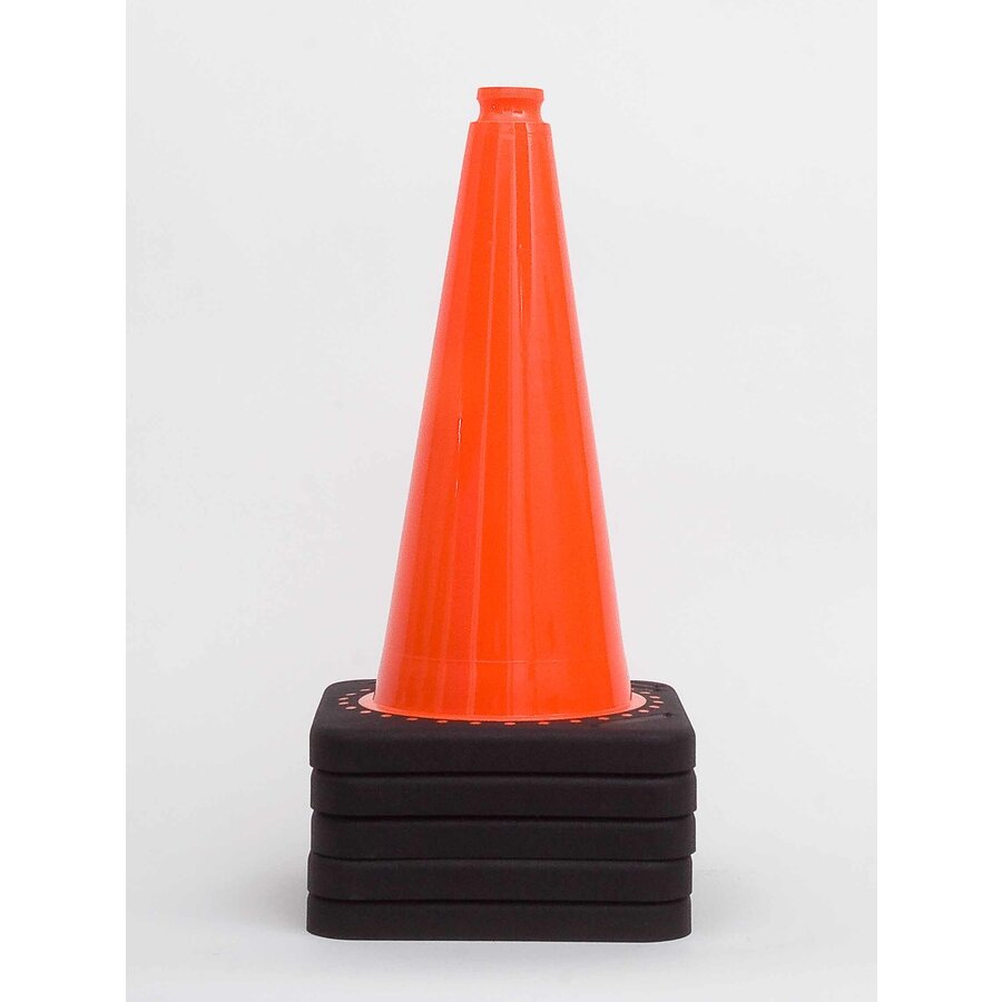 Verkeerspion 50 cm oranje met verzwaarde voet TSS™ series Verkeerspion 50 cm oranje met verzwaarde voet