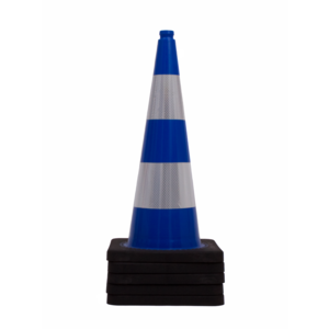 TSS™ series Traffic Cone 75 cm blue with 2 reflective tapes class 2