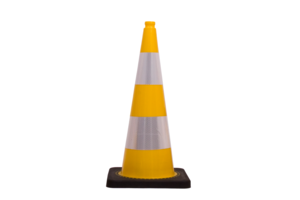 Yellow signal cone with black base : achetez au meilleur prix sur  Proteclight