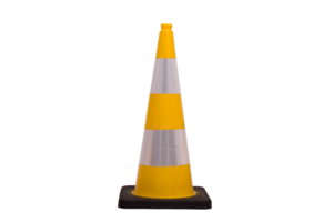 TSS™ series Verkeerskegel geel 75 cm met 2 reflectiebanden klasse 2 Verkeerskegel geel 75 cm met 2 reflectiebanden klasse 2