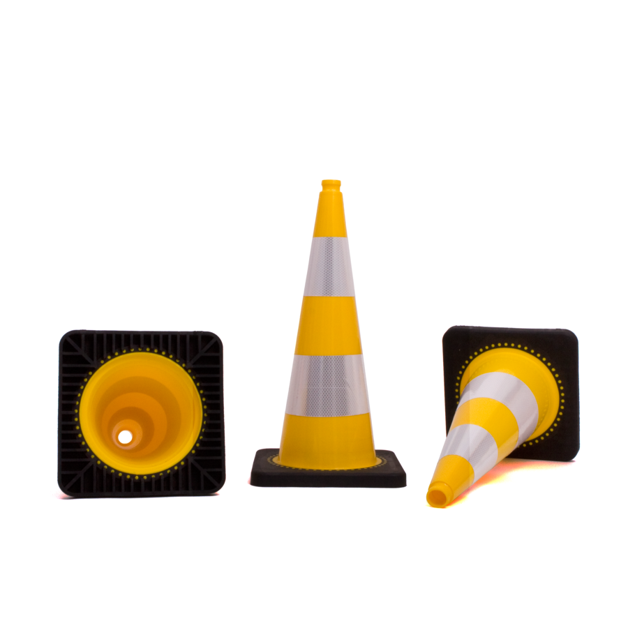 Verkeerskegel 750 mm. Geel met 2 retroreflecterende banden klasse 2 TSS™ series Verkeerskegel 750 mm. Geel met 2 retroreflecterende banden klasse 2