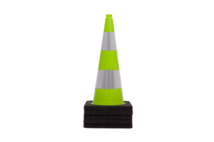 Traffic cone 75cm fluor green with 2 retroreflective tapes class 2 TSS™ series Traffic cone 75cm fluor green with 2 retroreflective tapes class 2