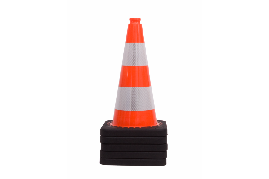 TSS™ series Traffic cone 500 mm with 2 reflective sheets class 2