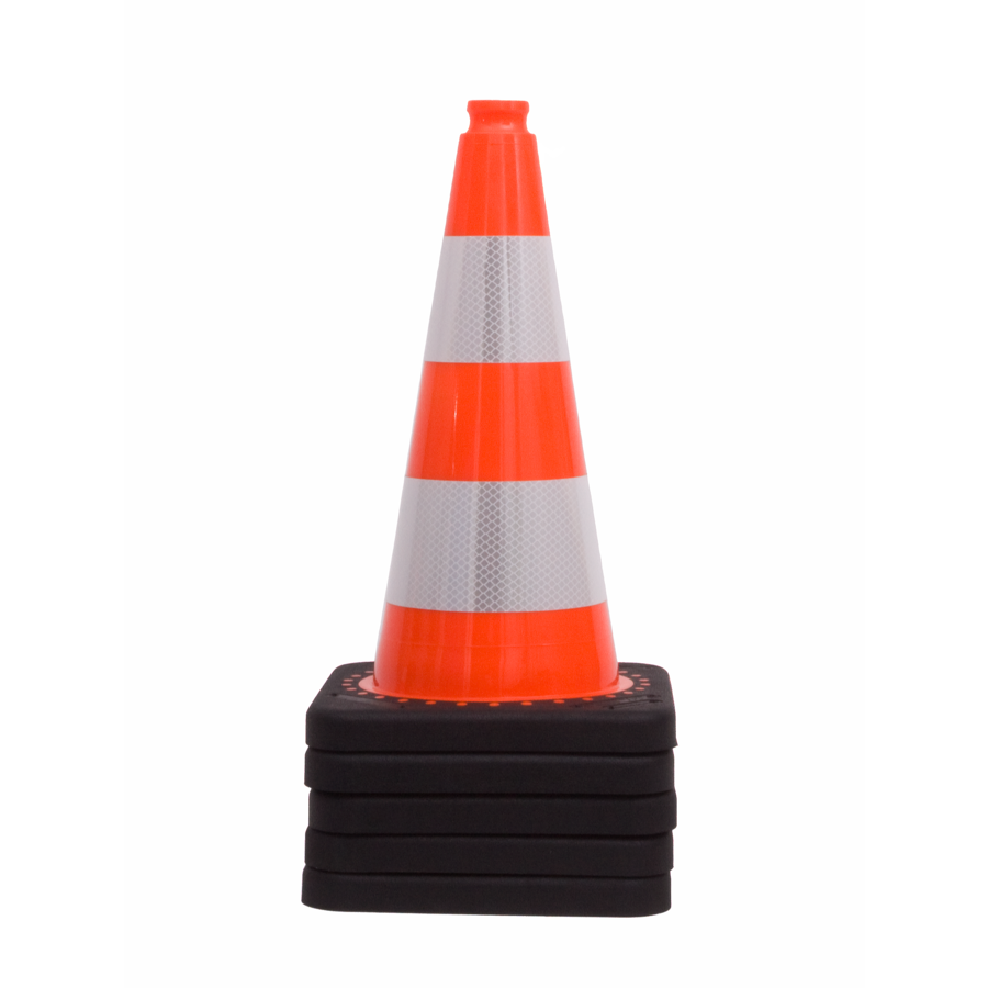 TSS™ series Traffic cone 500 mm with 2 reflective sheets class 2